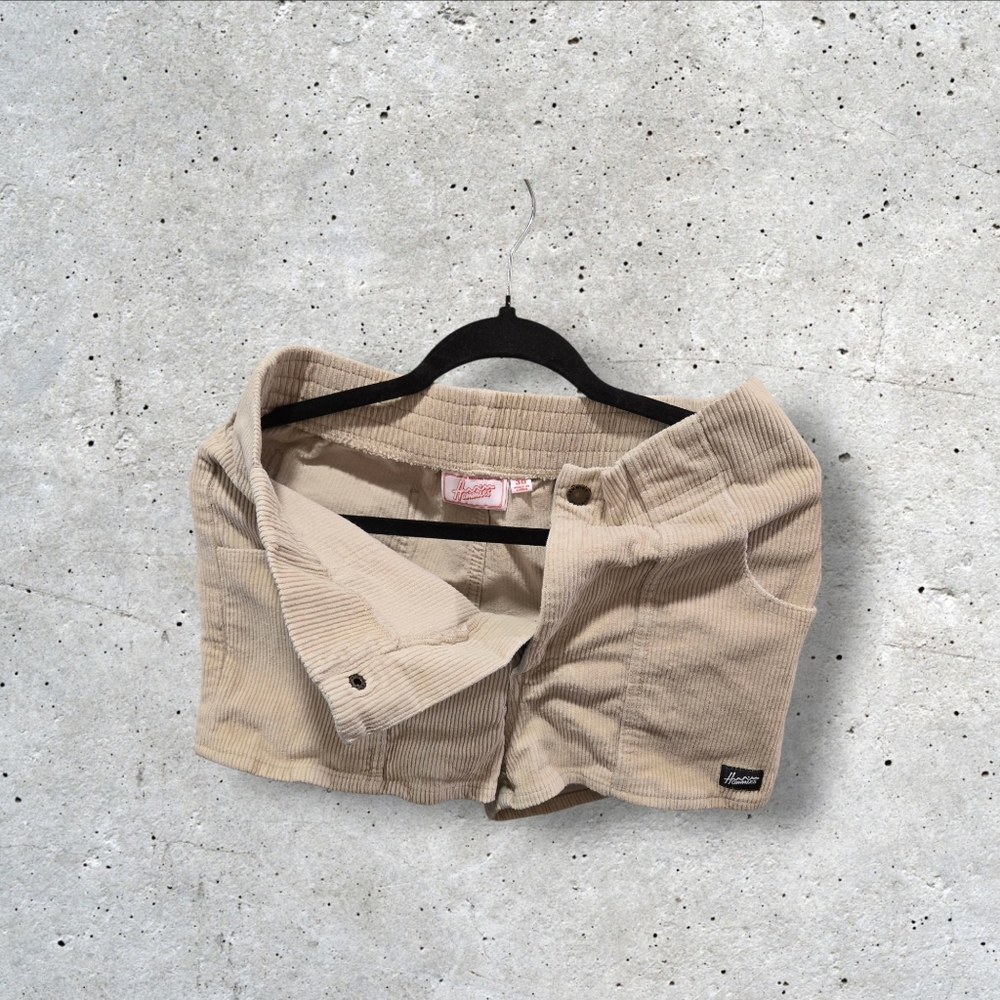 Hammies Beige Corduroy Shorts